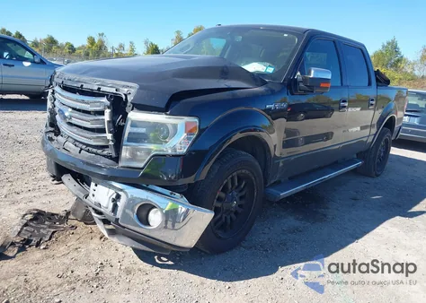 2013 Ford F-150 Lariat z USA, uszkodzony, nr VIN 1FTFW1EF7DFC31475